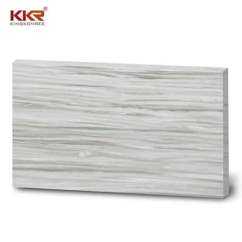 Pierre artificielle KKR-M de dalles extérieures solides acryliques de résine de couleur de marbre8852 1