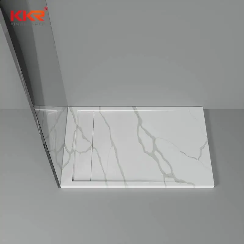 Exclusief KKR vervaardigde marmeren textuurkleur massieve stenen douchebak 1