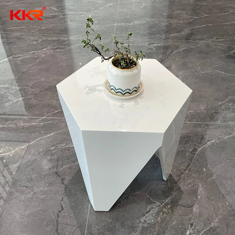 Banqueta de chuveiro contemporânea Banqueta de banheiro de superfície sólida KKR-Stool-J 1