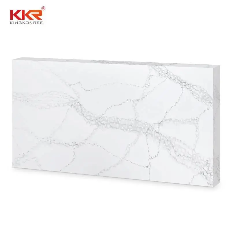 Zero Silica Calacatta Marmorstein für Arbeitsplatten und Küchenarbeitsplatten KKR-M8882 1