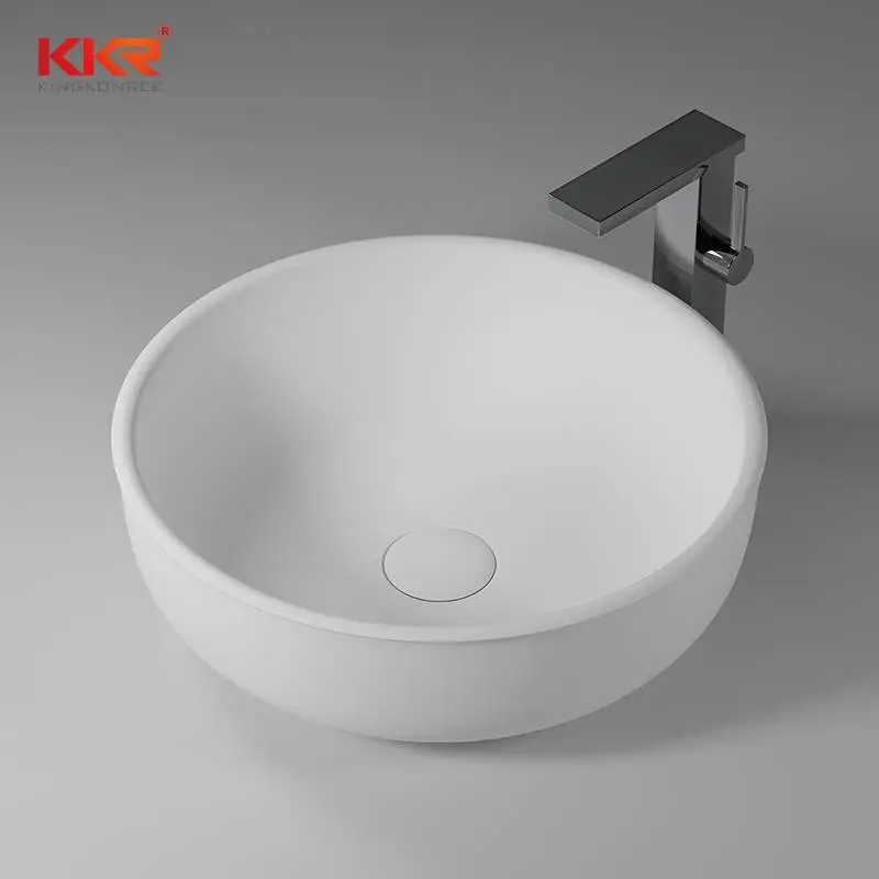 Populaire hoogwaardige bovenbouw wastafel Ronde wastafel KKR-2100-1 1