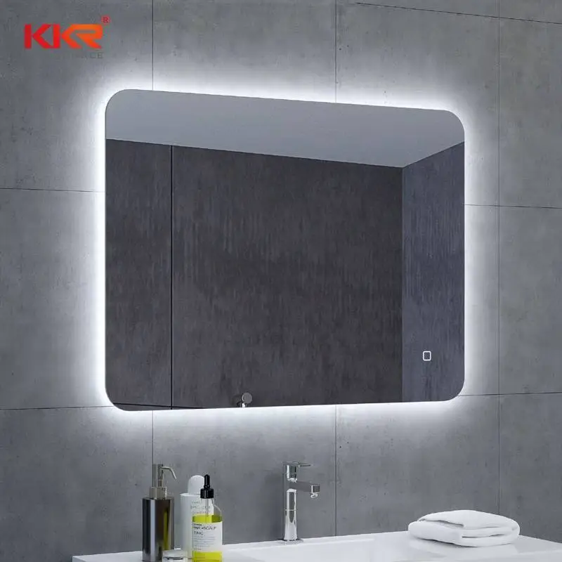 Miroirs de salle de bains rectangulaires à LED 1