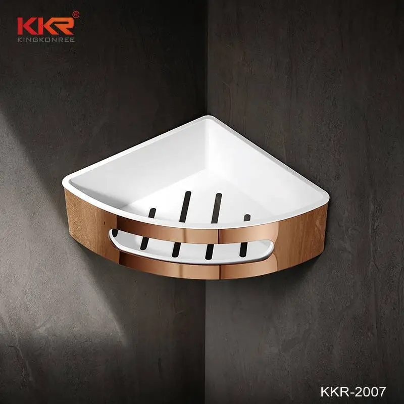 Accessori Bagno Sanitari Cestello portaoggetti a parete in metallo 1