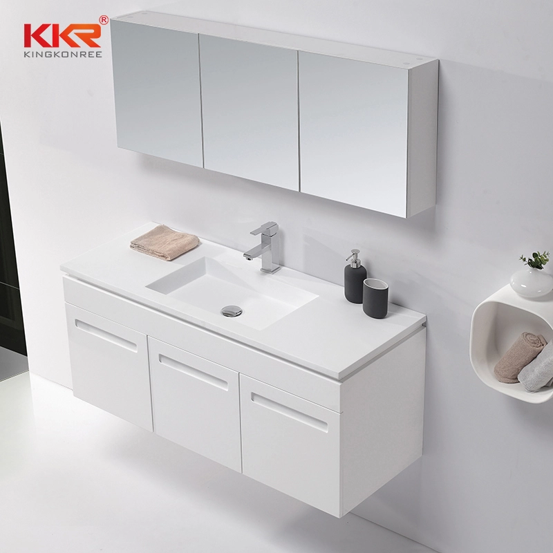Solutions spatiales multifonctions, armoire à miroir polyvalente pour salle de bain KKR-756CH-M 1