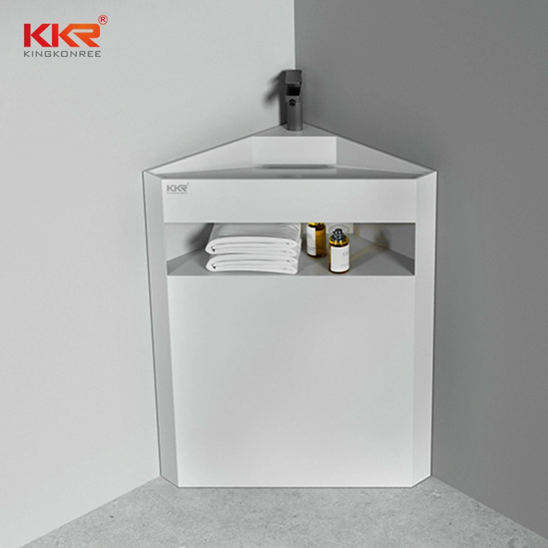 Maximize Your Bathroom's Potential with KingKonree's Corner Vanity KKR-1905 1