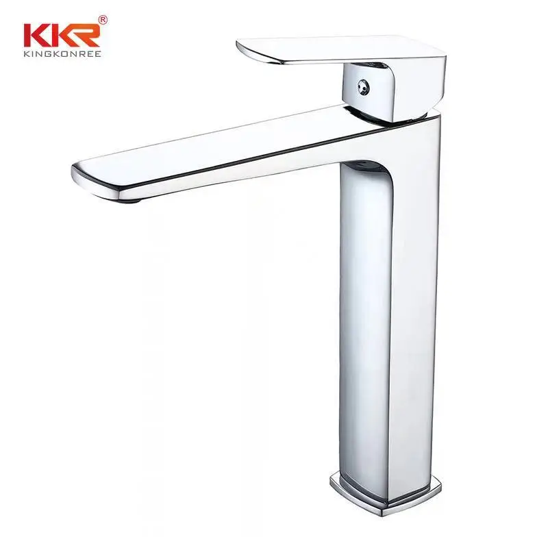 Rubinetto da bagno monocomando per lavabo in acciaio inossidabile 304 in ottone moderno 1
