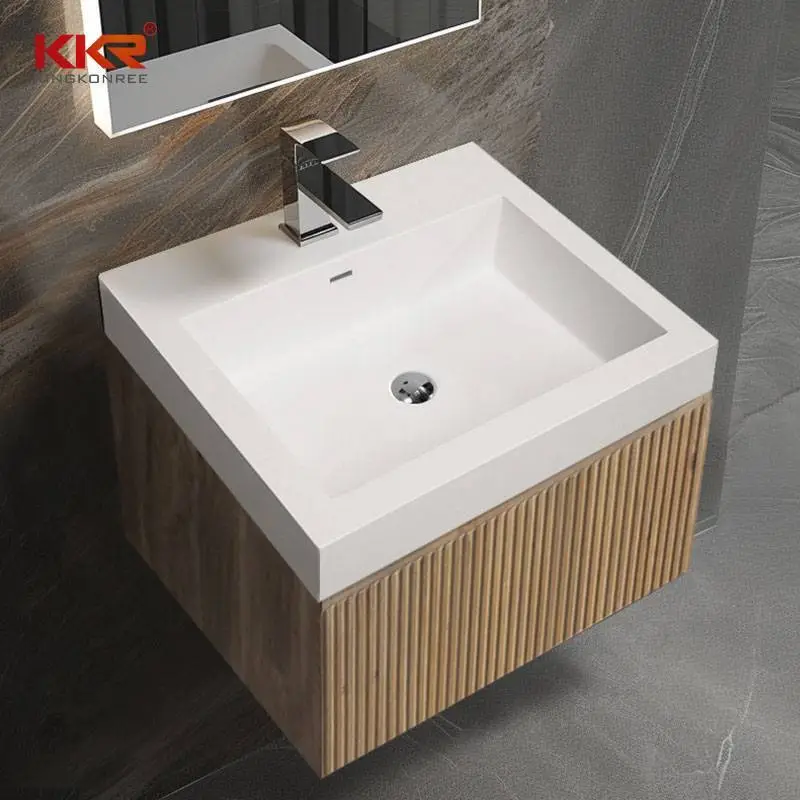 Modern Simple Style Water-Resistant Countertop Bathroom Sink Cabinet KKR-Ｈ9030 1