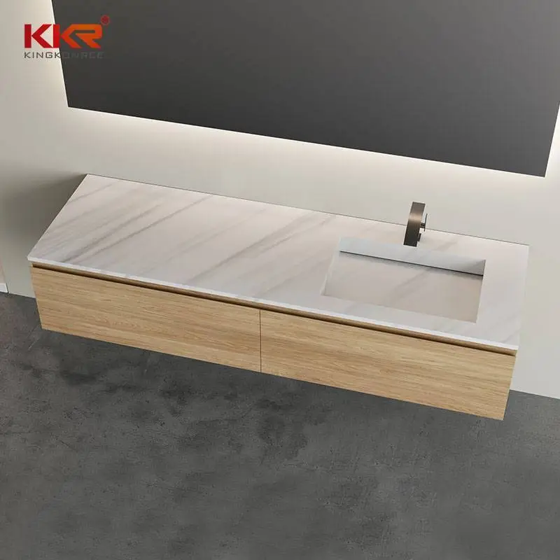 כיור רחצה משיש Calacatta עיצוב כיור רחצה KKR-M8902 1