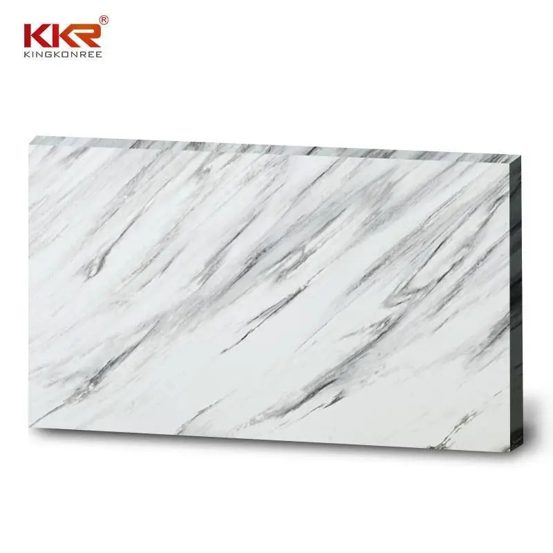 Feuille de surface solide adaptée aux besoins du client par marbre artificiel KKR-M de matériau de construction8902 1