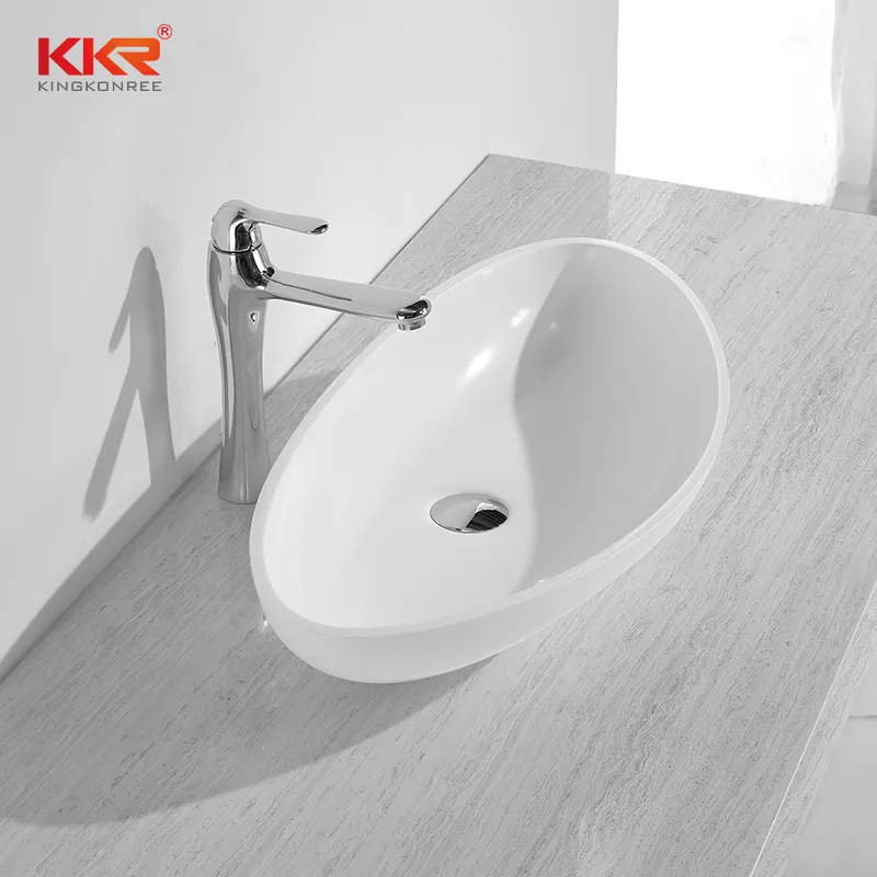 KingKonree Solid Surface Countertop Basin KKR-1302 Above Counter Basin image3