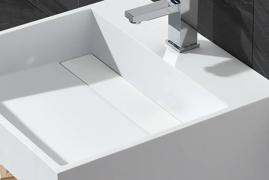 Wholesale artificial wall mounted bathroom basin bath KingKonree Brand 3