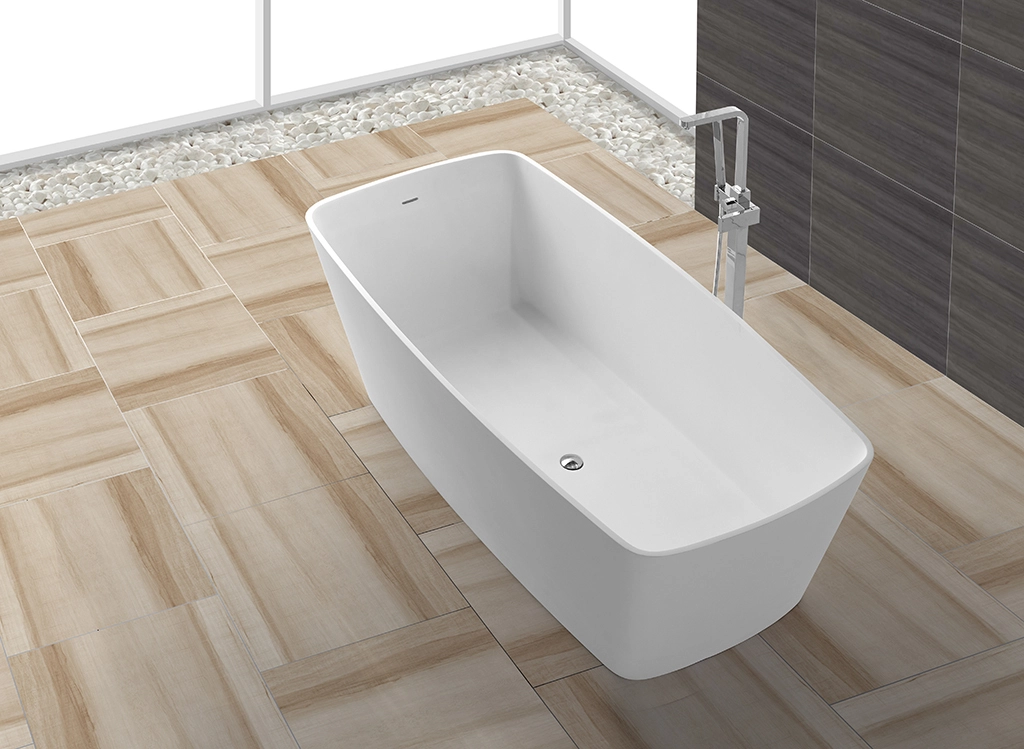 stone artificial solid surface bathtub selling KingKonree company 2