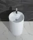 square wasn kkr KingKonree Brand bathroom free standing basins factory 2