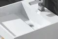 Wholesale artificial wall mounted bathroom basin bath KingKonree Brand 4