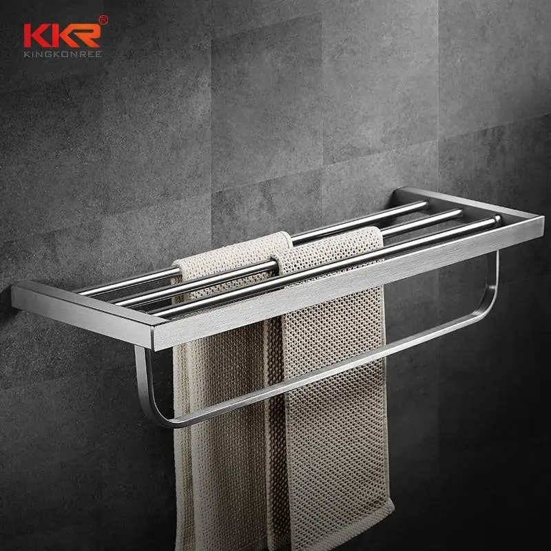 Modern Elegant Bathroom Tower Hanger Towel Rack KKR-3502B 1