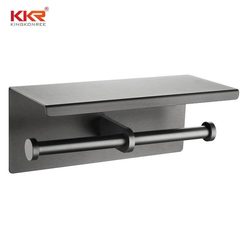 Modern Washroom Wall Mounted Stainless Steel Toilet Paper Roll Holder KKR-3509B 1