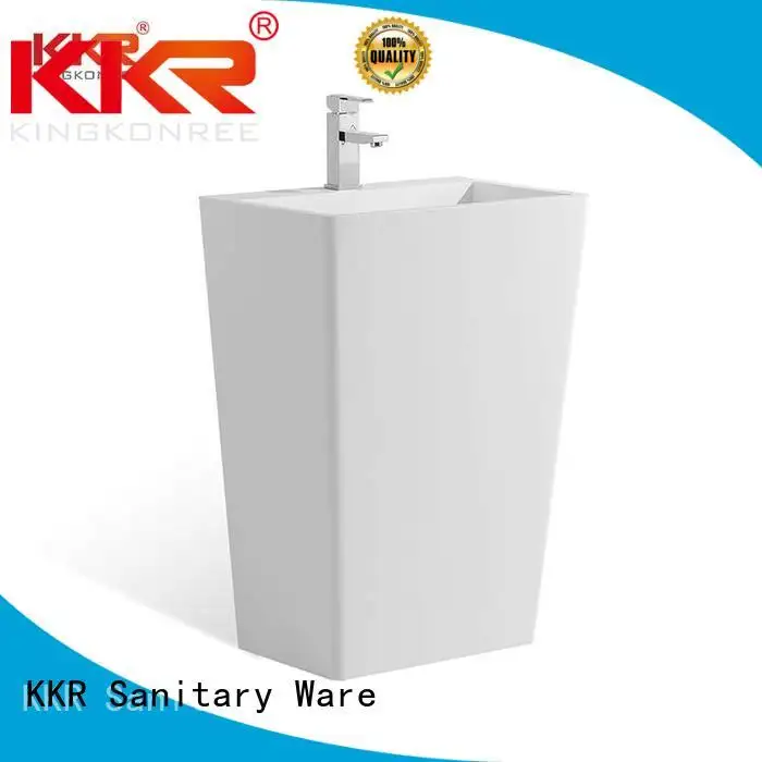 bathroom free standing basins kkr stone artificial freestanding basin manufacture 1