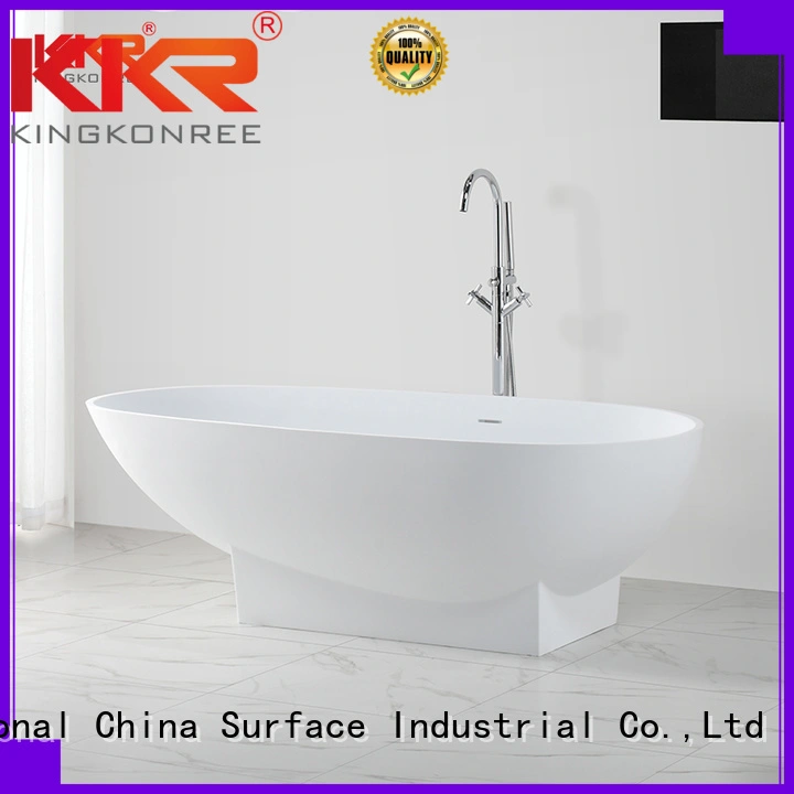 KingKonree Brand length artificla big atrifial solid surface bathtub 1