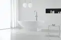 KingKonree Brand length artificla big atrifial solid surface bathtub 2