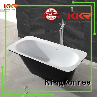 Solid Surface Freestanding Bathtub acrylic kkr floor solid surface bathtub manufacture 1