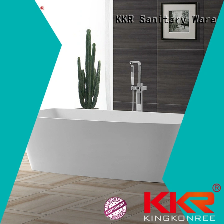 stone artificial solid surface bathtub selling KingKonree company 1
