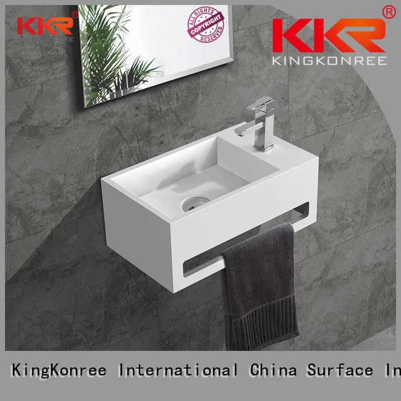 rectangle wall mounted wash basins basin KingKonree company 1