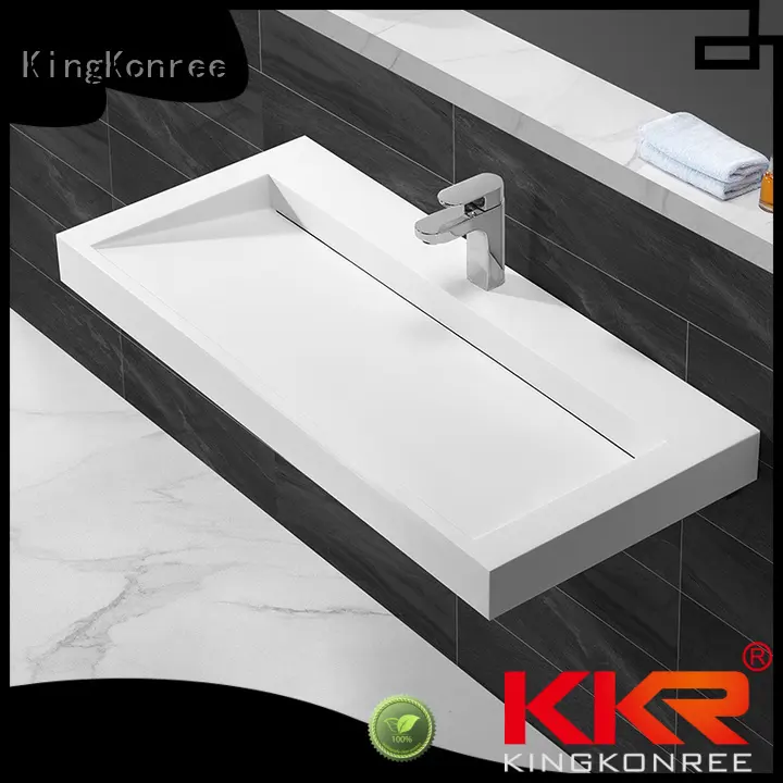 resin wall mounted wash basins hanger KingKonree company 1