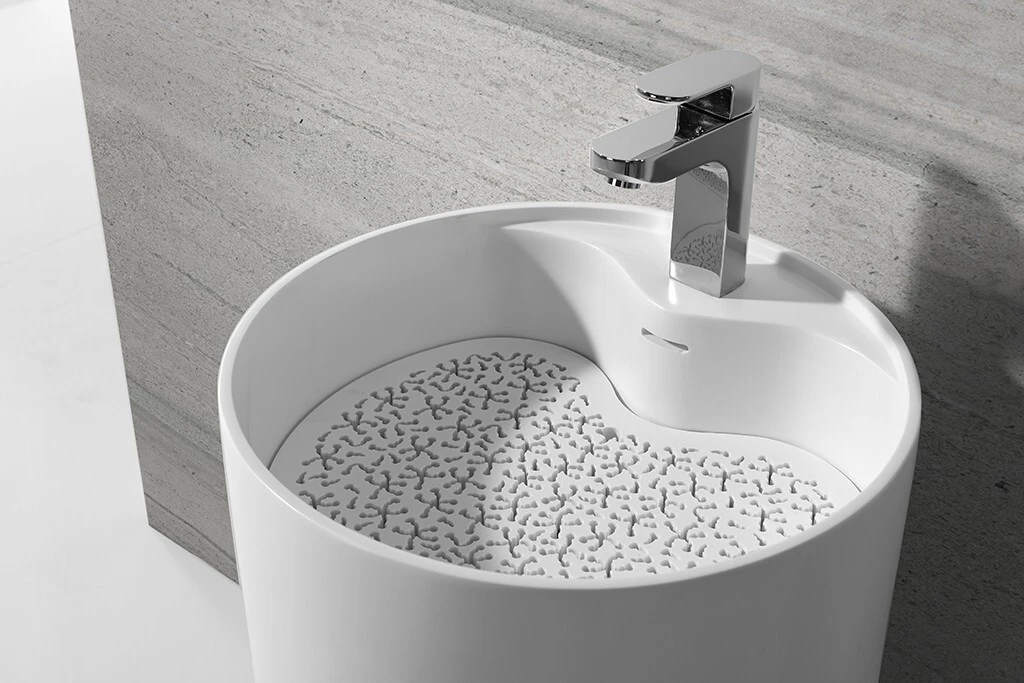 square wasn kkr KingKonree Brand bathroom free standing basins factory 4