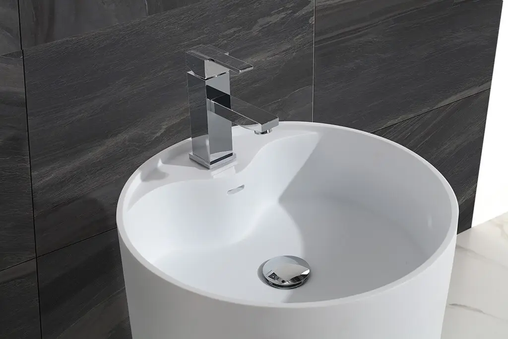 square wasn kkr KingKonree Brand bathroom free standing basins factory 3