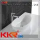 white artificial countertop above counter basins ware KingKonree Brand 1