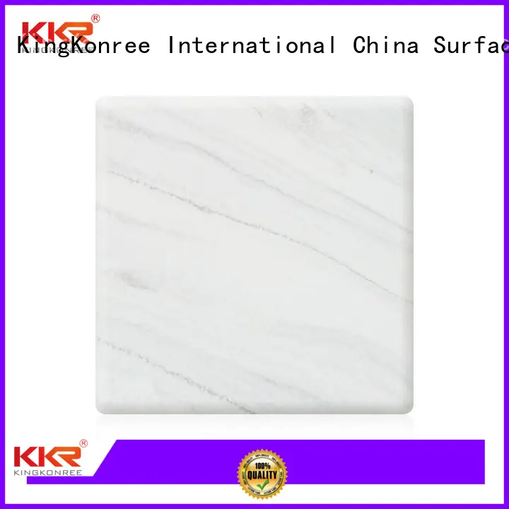 artificial sheets texture solid acrylic sheet KingKonree manufacture 1