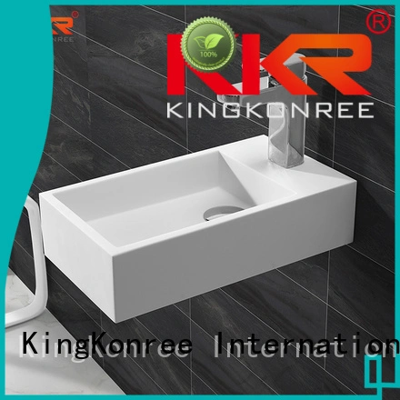 small wall mounted wash basins wall-hung KingKonree company 1
