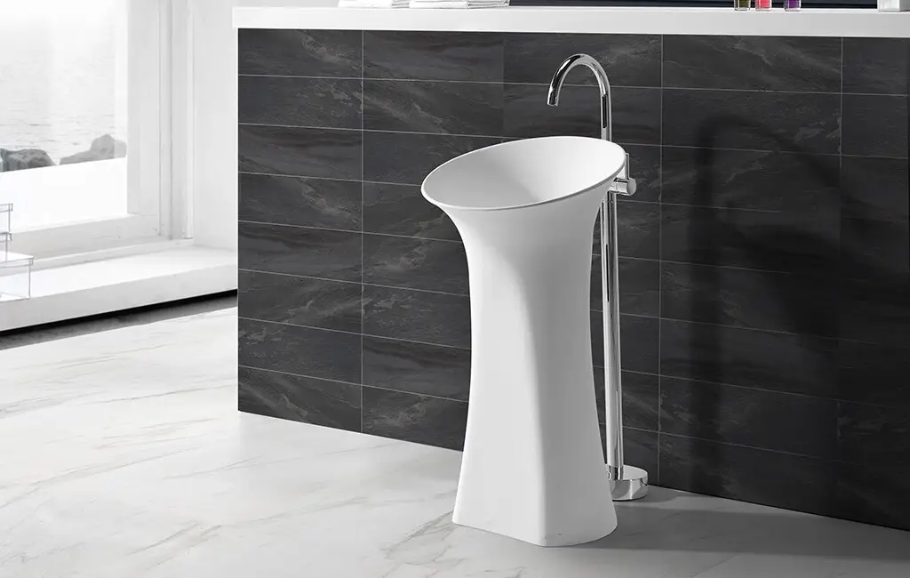 shape wash KingKonree Brand bathroom free standing basins 2