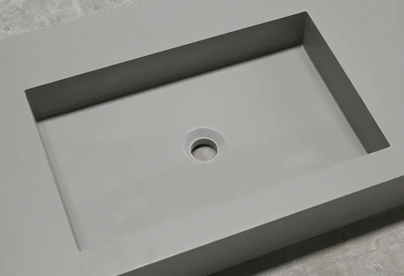 acrylic mounted slope artificial KingKonree Brand wall mounted wash basins supplier 3