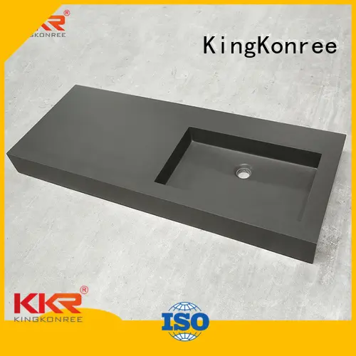 white cabinet royal cloakroom basin with cabine acrylic KingKonree 1