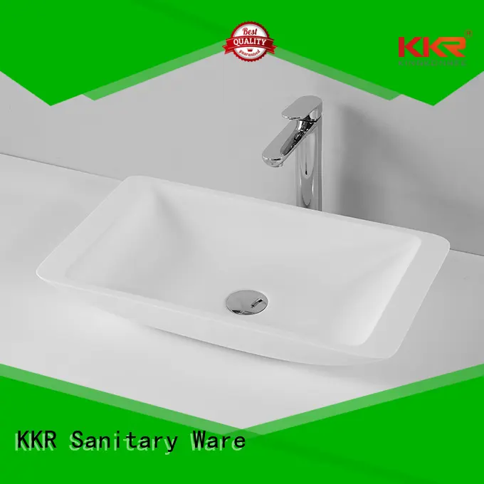 oval above counter basin acyrlic wash KingKonree Brand 1