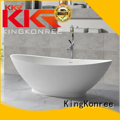 Solid Surface Freestanding Bathtub artificial bathtubs KingKonree Brand company 1