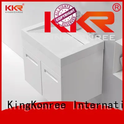 solid slope cloakroom basin with cabine royal KingKonree 1