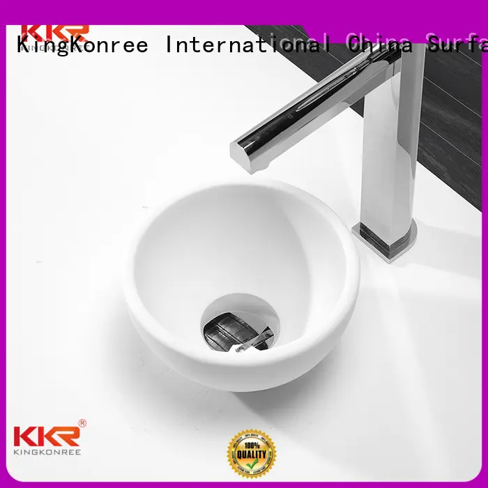 KingKonree Brand acyrlic pure basin custom oval above counter basin 1