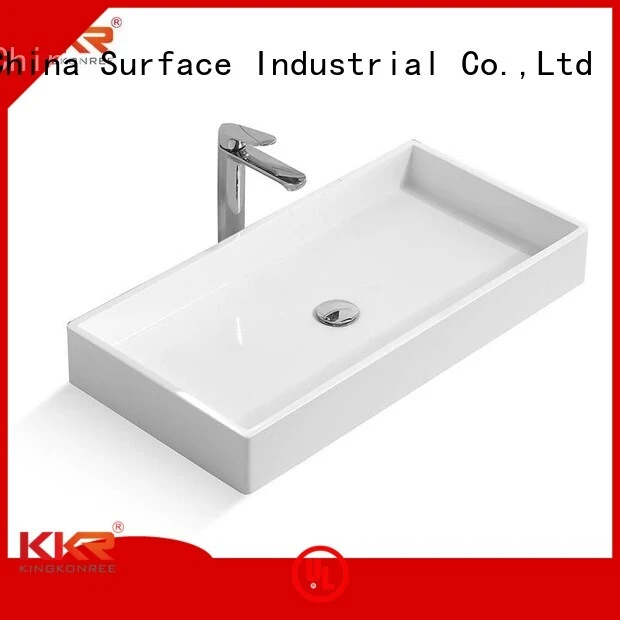 sanitary bathroom acrylic KingKonree Brand above counter basins supplier 1