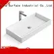 surface Custom oval shape above counter basins KingKonree countertop 1