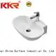 oval above counter basin counter solid wash KingKonree Brand 1