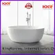 KingKonree Brand selling atrifial outside shape solid surface bathtub 1