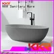 Solid Surface Freestanding Bathtub white b008 KingKonree Brand solid surface bathtub 1
