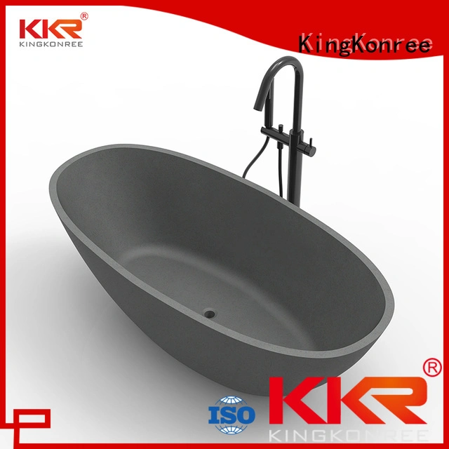 freestanding Solid Surface Freestanding Bathtub selling standing KingKonree Brand 1