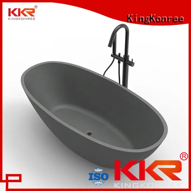 atrifial Solid Surface Freestanding Bathtub b003 bathtubs KingKonree Brand 1
