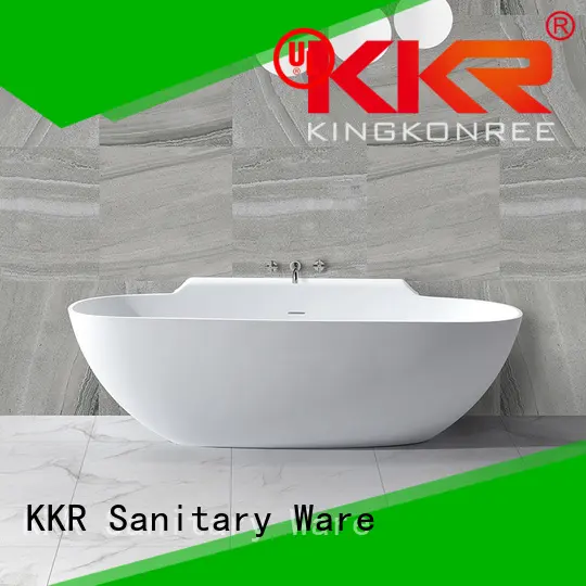 Custom surface solid surface bathtub wall KingKonree 1