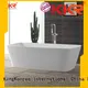 Solid Surface Freestanding Bathtub 190cm against solid surface bathtub inside company 1