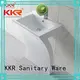 KingKonree Brand white artificial free custom bathroom free standing basins 1