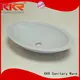 KingKonree Brand quality artificial counter custom oval above counter basin 1